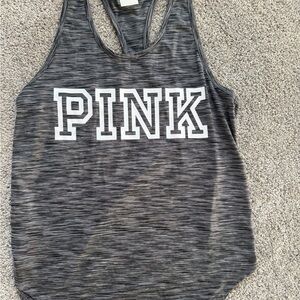 PINK Victoria's Secret Charcoal Tank Top